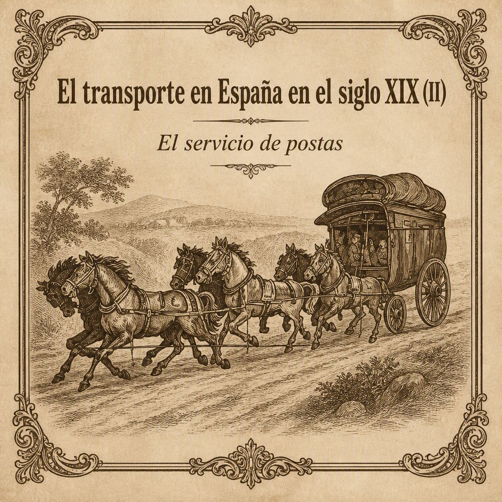 El servicio de postas en España